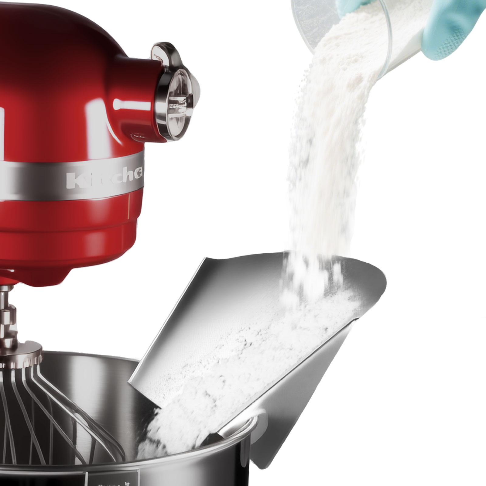 Kitchenaid Mixer Hand Mixer - 1 st roestvrijstalen kantelbeschermer voor keukenmixers-roestvrijstalen
