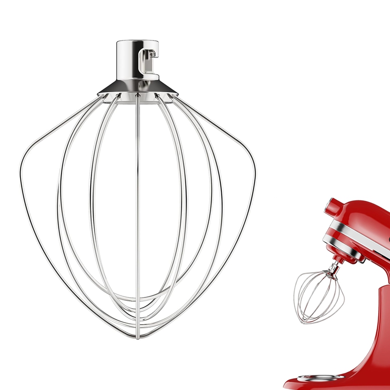 Kitchenaid Mixer Hand Mixer - Vervangend onderdeel K45WW roestvrijstalen 6-draads gardeopzetstuk