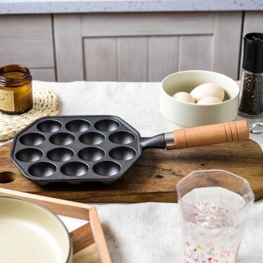 Gietijzeren takoyaki-pan, anti - Takoyaki Grill Plate recensie en prijs