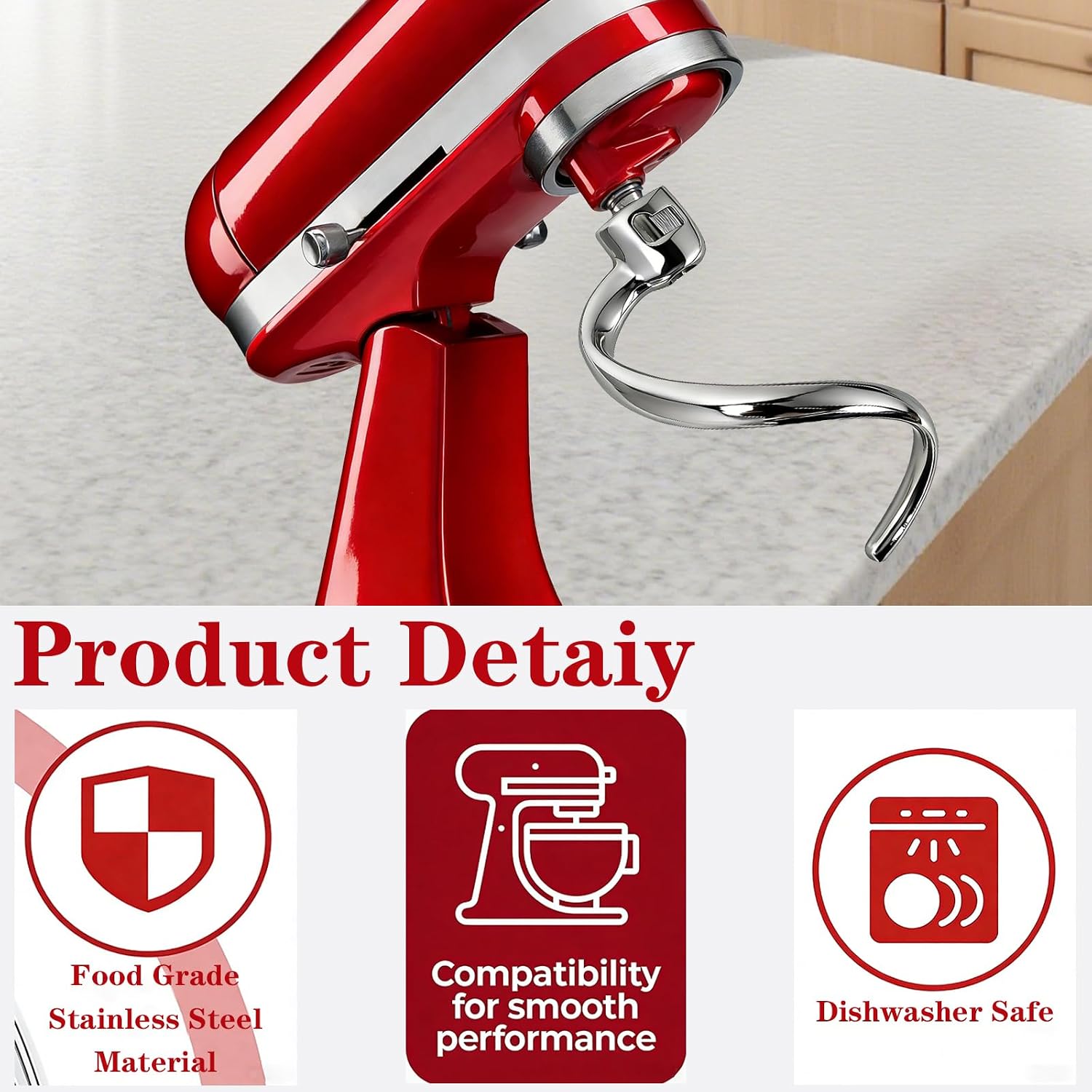 Roestvrijstalen spiraalvormige - Kitchenaid Mixer Hand Mixer recensie en prijs