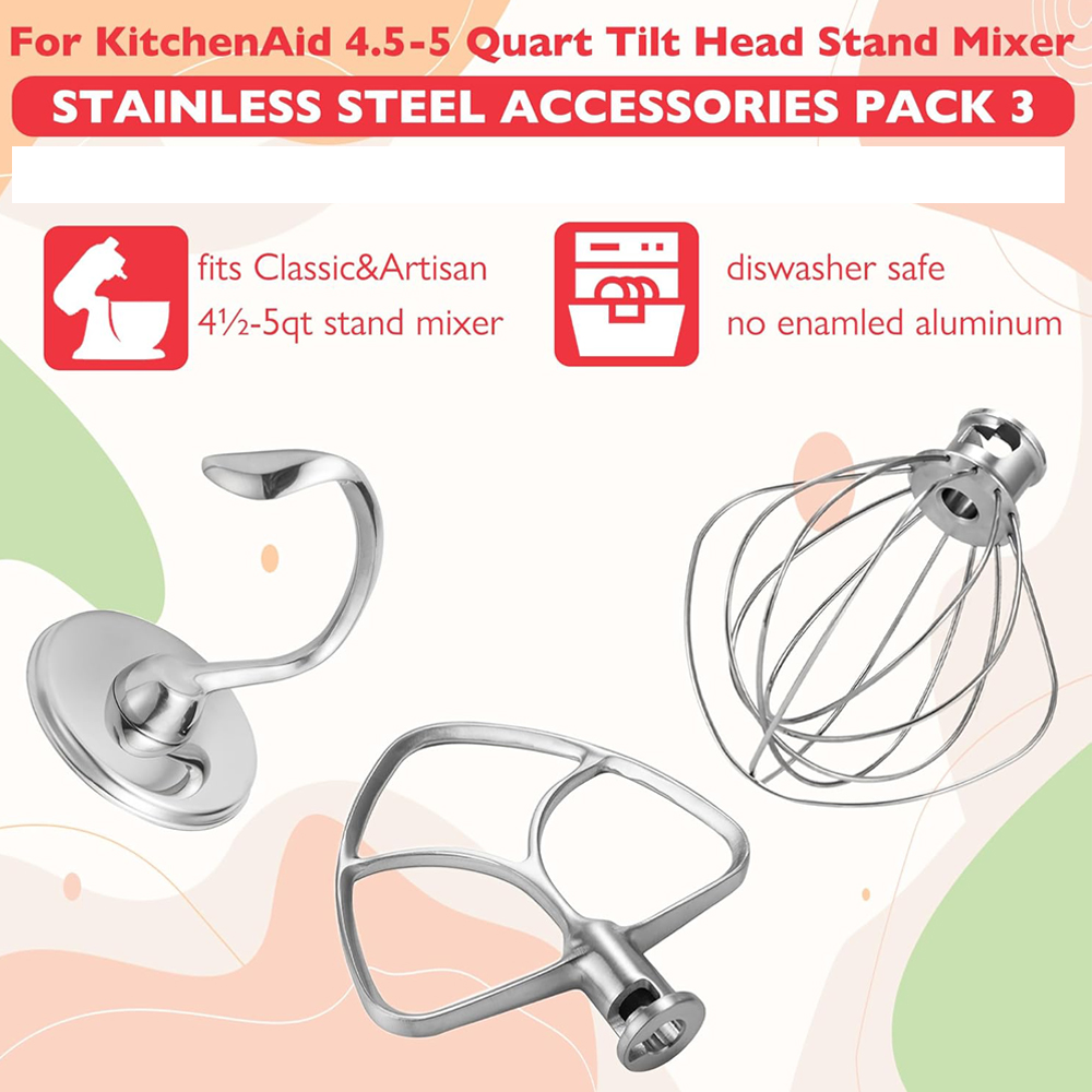 Accessoires van roestvrij staa - Kitchenaid Mixer Hand Mixer recensie en prijs